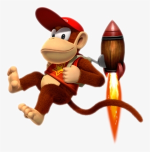Diddy - Diddy Kong Jetpack Png