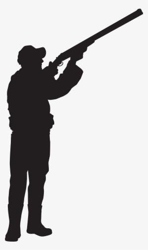 Picture Royalty Free Download Silhouette Clip Art Hunter - Hunter Gun Silhouette