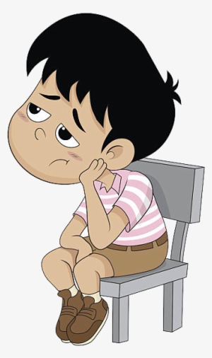 A Lesson For Life Kids In School Bus - Lazy Boy Cartoon