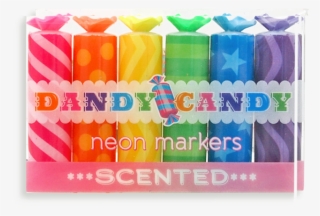Dandy Candy Mini Marker Highlighters With Fruit Scents - Dandy Candy Neon Markers By International Arrivals