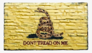 Gadsden "dont Tread On Me" Hand Carved Banner - Gadsden Flag