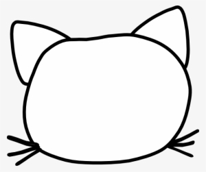 Cat Head Outline Clip Art At Clker Com Vector Clip - Clip Art