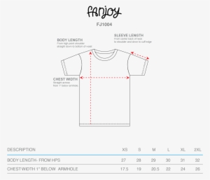 Erika Costell Crew Goat Tee - Diagram