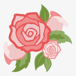 Red Rose Clipart Cute - Cute Flowers No Background