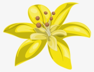 Yellow Flower Decor Png Clipartu200b - Yellow Flowers In Png