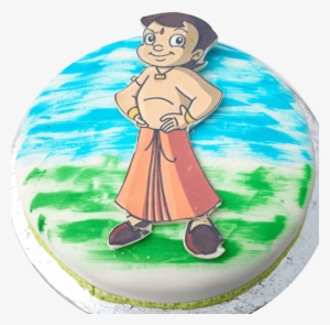 Chota Bheem Pastry Cake - Birthday Cake For Chota Bhim