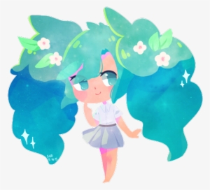 I Saw Cocoa-buns Pic Of Miku With Realyy Floofy Hair - Cartoon