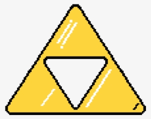 Triforce Drawing Yellow Pixilart Cartoon Zwatcher Clip - Legend Of Zelda Triforce Gif