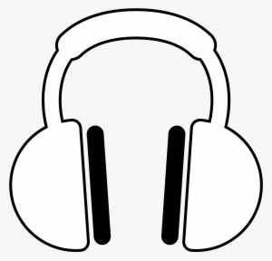 Tumblr - Headphones Clipart Black And White