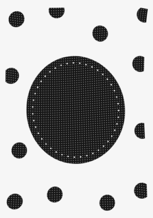 Faded Black Dot Png - Circle