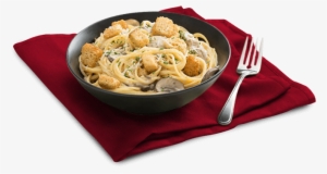 Creamy Mushroom Pasta With Croutons - Mushroom Pasta Png