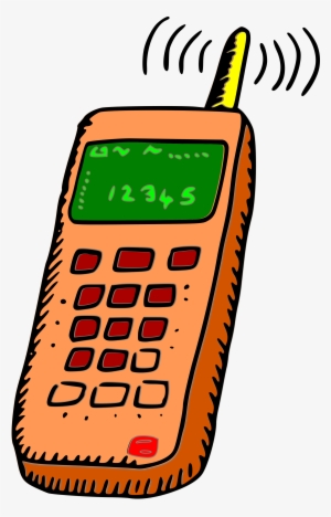 Cellphone Clip Art - Cartoon Mobile Phone