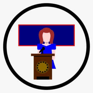 This Free Icons Png Design Of Icon Woman Speaker