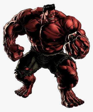 Vector Royalty Free Download Marvel Vector Villain - Marvel Avengers Red Hulk