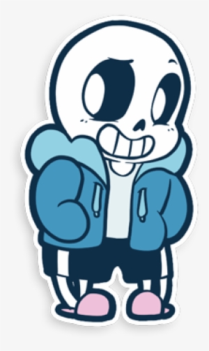 Sans Sticker Large - Undertale Chibi Sans