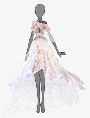 Gown Drawing Dream Dress - Anime Spring Outfit Manga