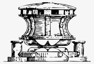 Free Vector Capstan For An Anchor Clip Art - Cabrestante Nautica