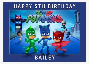 Pj Masks - Pj Mask Edible Cake Topper