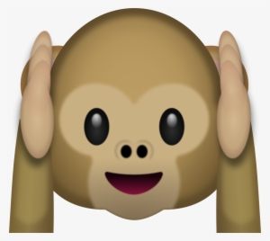 Monkey Emoji Clipart - Emoji Monkey Png