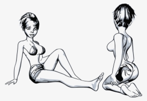 This Image Has Been Resized To Fit In The Page - Sexy Corset Drawing Png