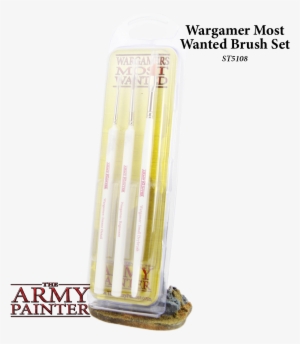 Wargamers Most Wanted Brush Set - Army Painter Most Wanted Brush Set