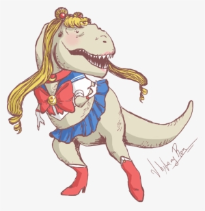 Trex Clipart Mouth - Cartoon