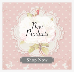 Shabby Chic Gifts, Country Accessories, Vintage - Greeting Card