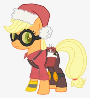 Avastindy, Christmas, Engineer, Hat, Safe, Santa Hat, - Applejack Christmas