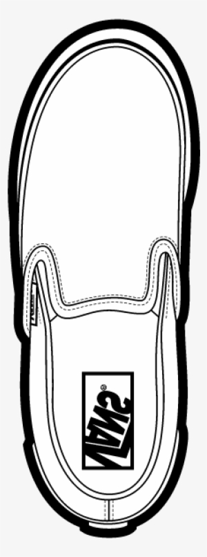 Vans Classic Slip On Shoes Vector Vans Classic Slip - Vans Slip On Sketch