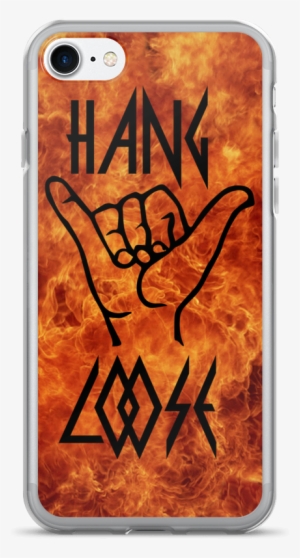 Hang Loose Flames Phone 7/7 Plus Case - Fire Texture