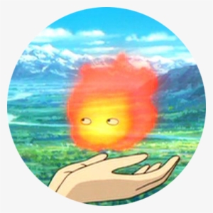 Howl's Fire Demon, Who Also Holds Howl's Heart - Fire Demon Howl's Moving Castle Calcifer