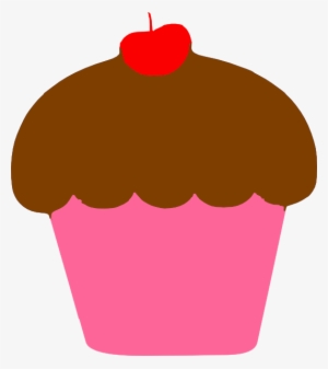 Cupcake With Cherry Clip Art - Clip Art