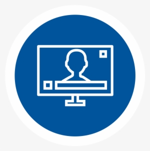 Paginas Web Chile Diseño Icono Azul Blanco Silueta - Registration Open Icon Png