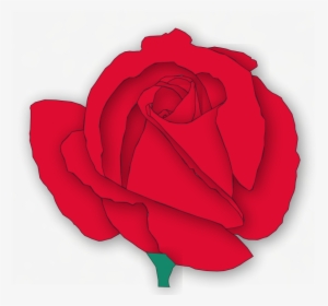 Single Red Rose Clip Art This Large Red Rose Clip Art - Clip Art