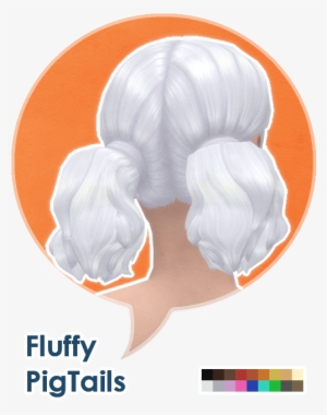 Some Fluffy Pigtails For Adult Sims - The Sims 4