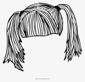 Pigtails Coloring Page - Drawing