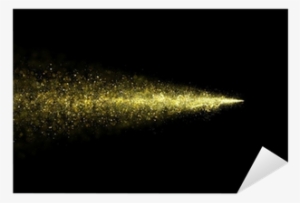 Abstract Gold Glittering Star Dust Trail Of Particles - Gold