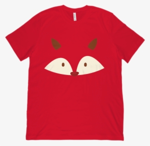 Transparent Fox Face Graphic T-shirt Tee Boxels - T-shirt