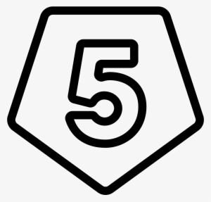 Unity 5 Icon - Icons 5 White Png