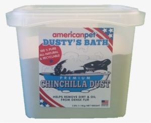 Dusty's Bath Chinchilla Dust - Plastic