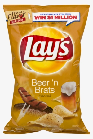 Lays Beer 'n Brats Flavored Potato Chips - 7.75oz
