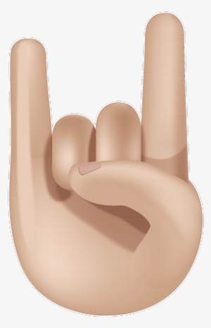 Rock On Emoji Sticker - Rock Hand Emoji Png