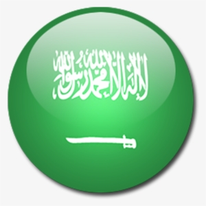 Saudi Arabic Flag Graphics Picture - Saudi Arabia Flag Circle Png