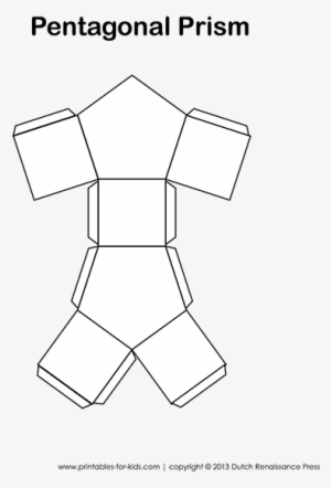 3d Pentagon Shape Template 198002 - 3d Pentagon On Paper