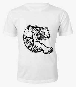 F&l Tiger Icon T-shirt - Joker Brand T Shirt Design White