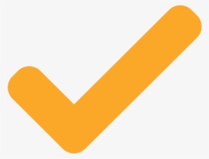 Orange Check Mark - Orange Check Mark Symbol