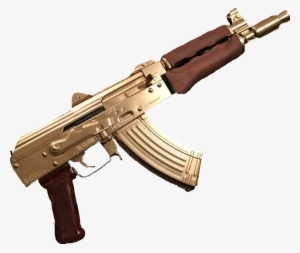 Gold Gun Guns Machine Ak47 Draco Pistola Memezasf - Draco Money