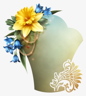 Spring Bouquet, Decoupage, Wallpaper, Divider, Wallpapers - Painting