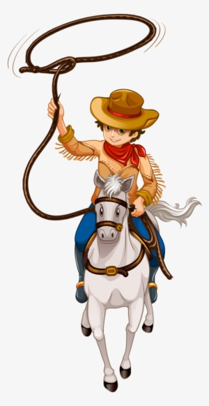 Cowboy E Cowgirl - Clipart Cowboy
