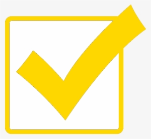 Check Mark Yellow